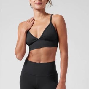 Athleta Aurora Triangle Bra A C  Black Small